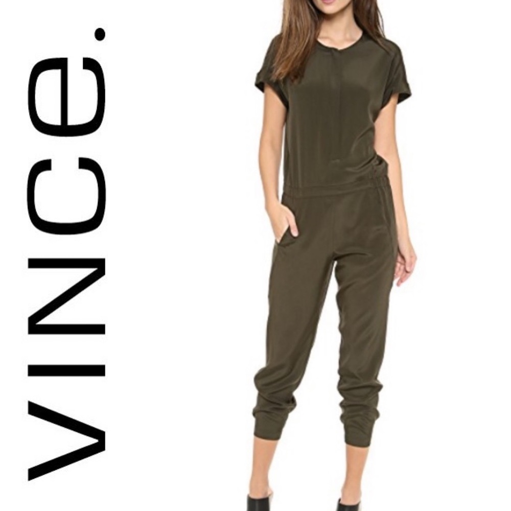BNWOT VINCE 💯 SILK JUMPSUIT